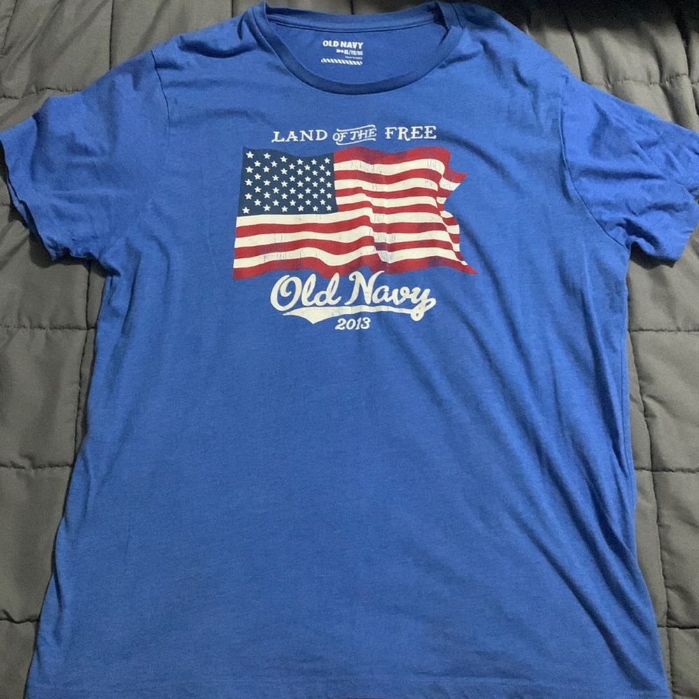 Mens Short Sleeve “Land of the free” Tee XL